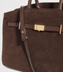 Demellier Brown Medium Suede New York Tote Bag