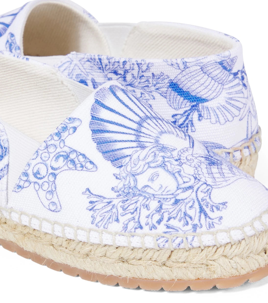 Versace Kids - Coral Theatre canvas espadrilles