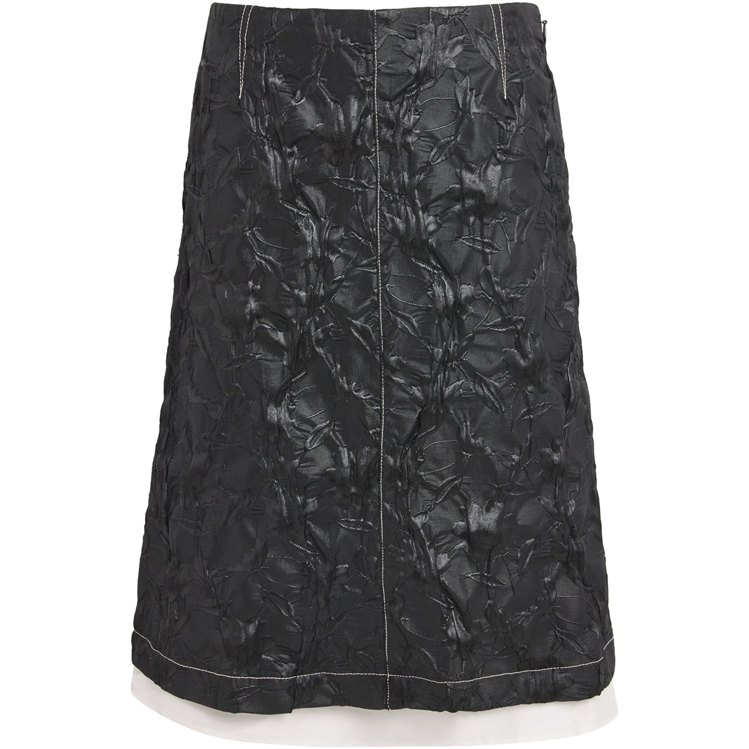 Simkhai Black Vionna Midi Skirt