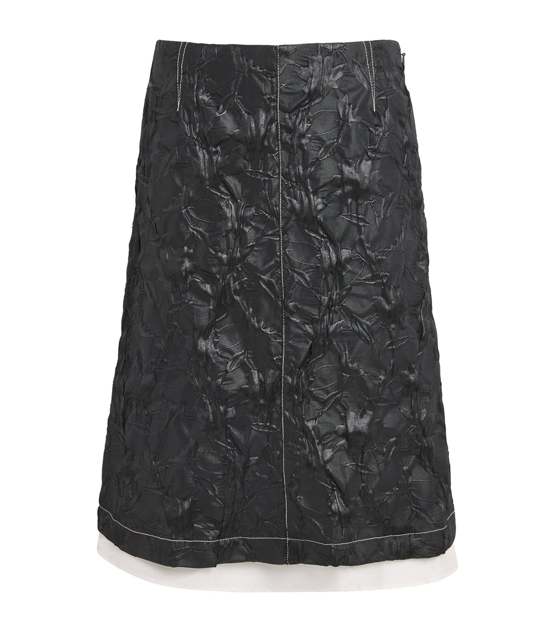 Simkhai Black Vionna Midi Skirt
