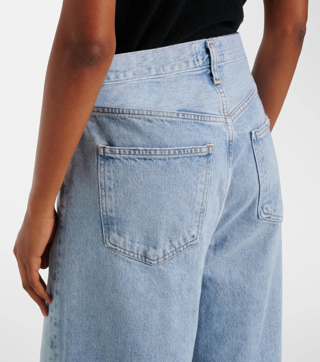 Agolde - Low Curve mid-rise wide-leg jeans