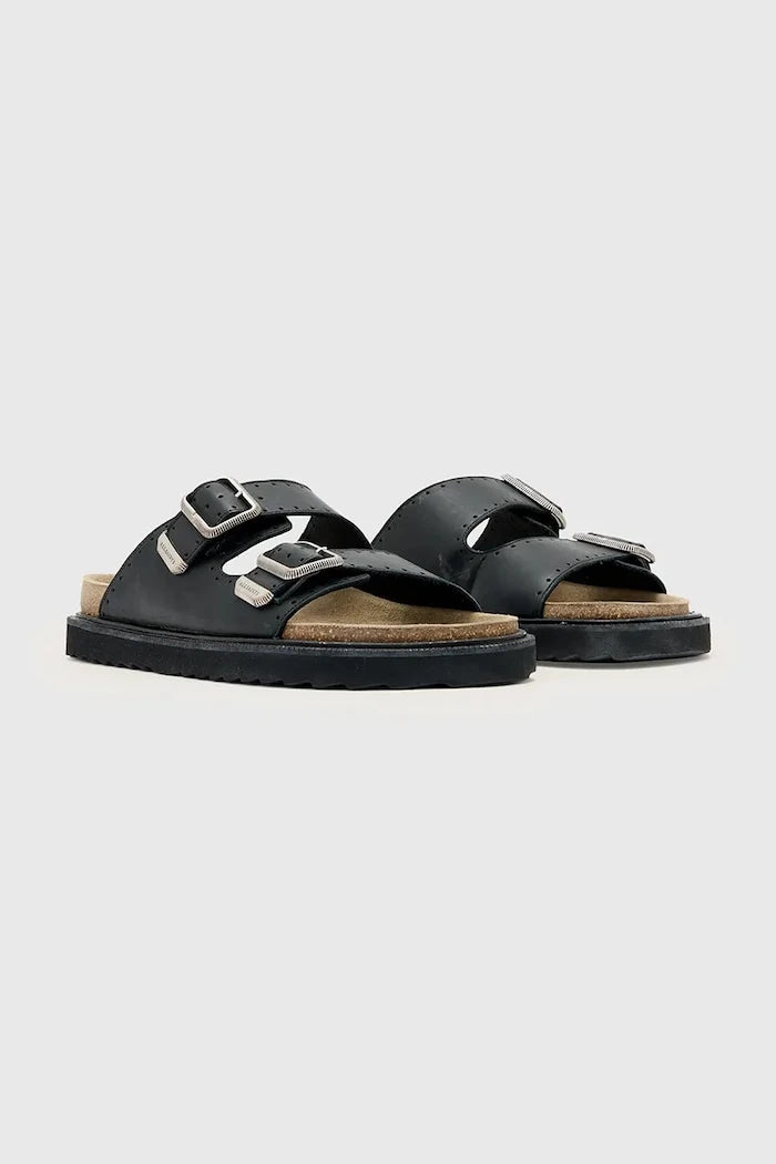 Велурени чехли AllSaints Randal Sandal