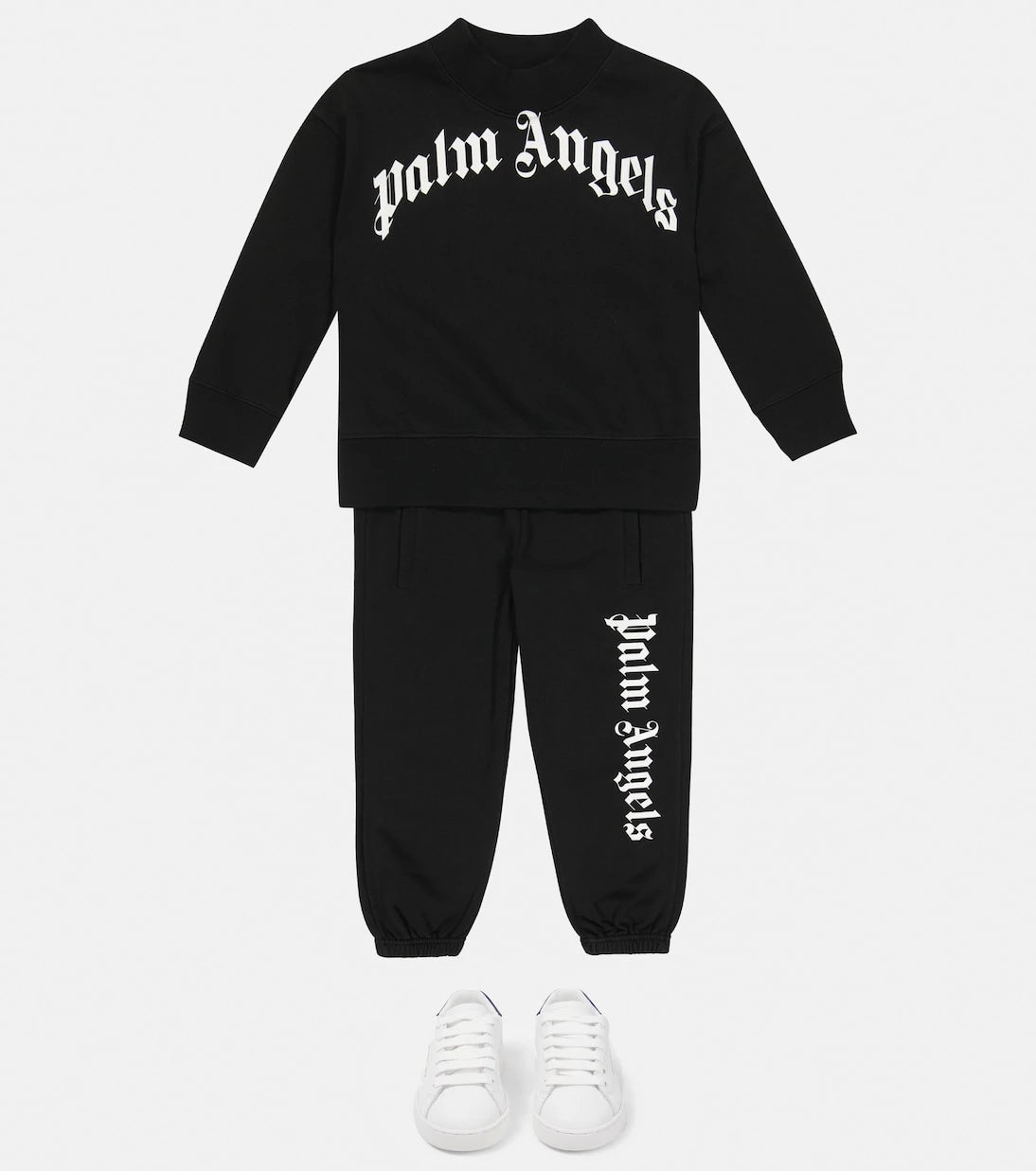 Palm Angels Kids - سويت شيرت قطني بشعار الماركة