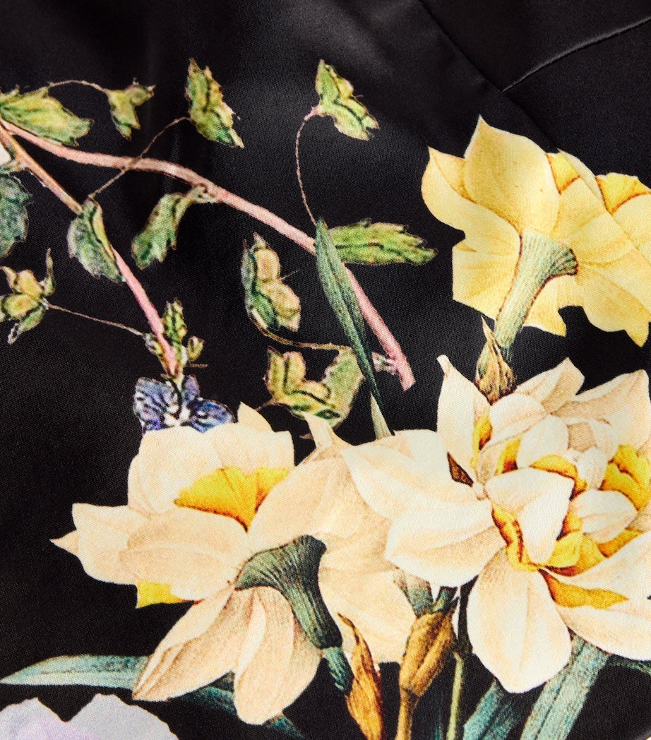 Black Saylor Bustier Crop Top