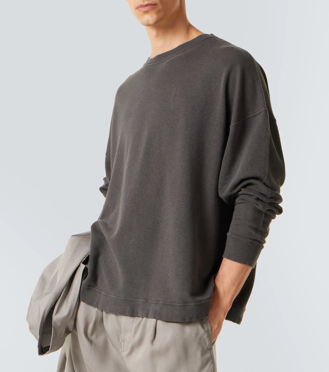 Our Legacy - Slack cotton and linen-blend sweatshirt