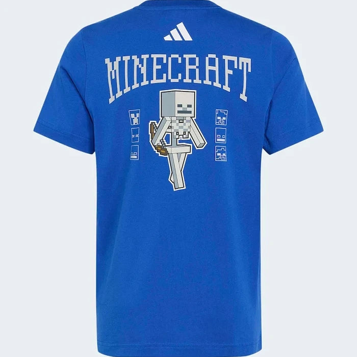 adidas pamuklu çocuk tişörtü MINECRAFT
