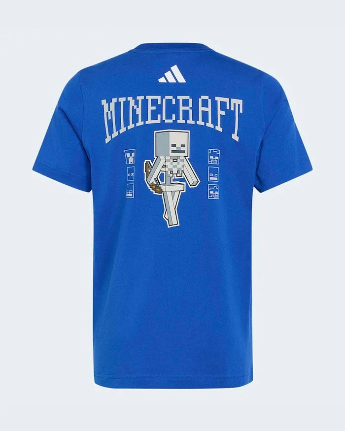 adidas pamuklu çocuk tişörtü MINECRAFT