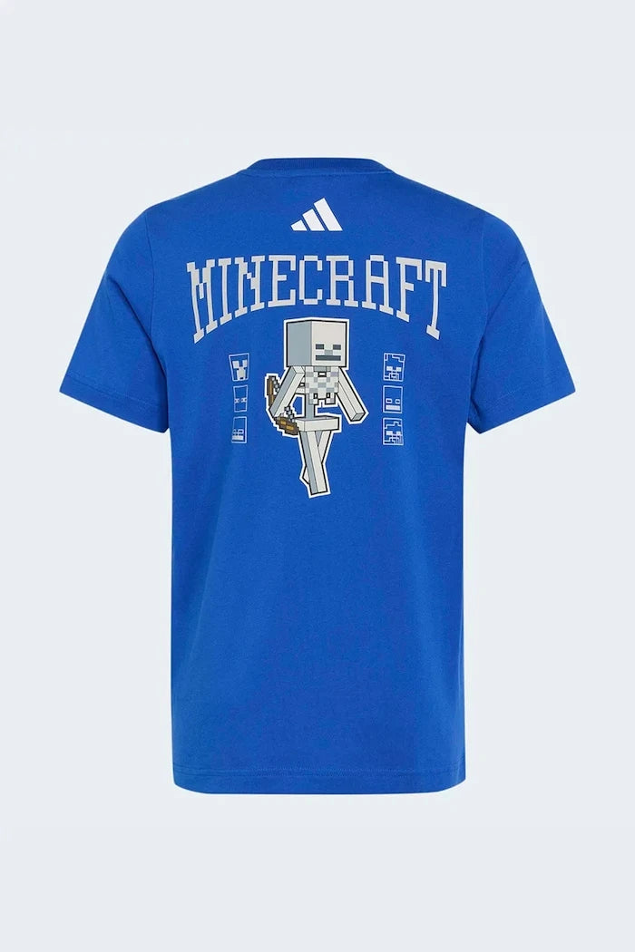 adidas pamuklu çocuk tişörtü MINECRAFT