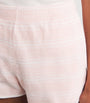 Pink Terry Stripe Shorts