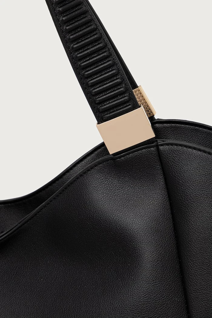 Twinset kadın tote çanta, suni deriden