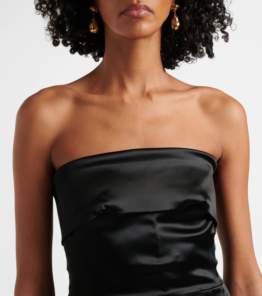 Dolce&Gabbana - Satin bustier dress