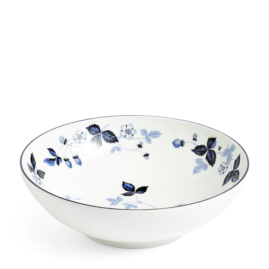 Wild Strawberry Inky Blue Cereal Bowl (18cm)