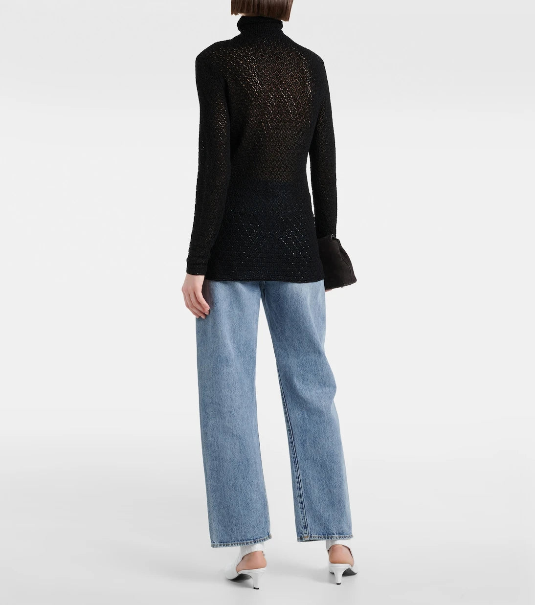 Toteme - Crochet turtleneck top
