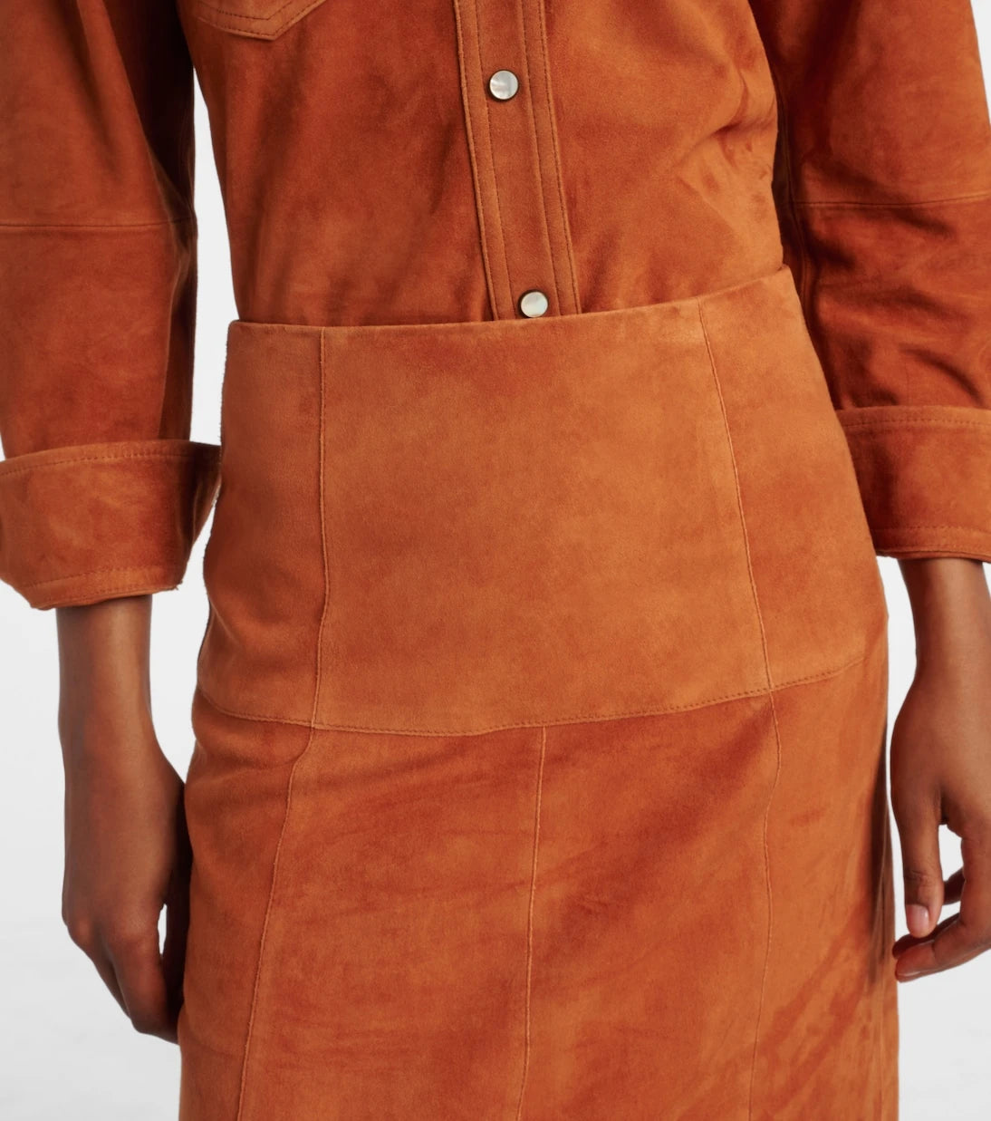 Isabel Marant - Devy suede midi skirt