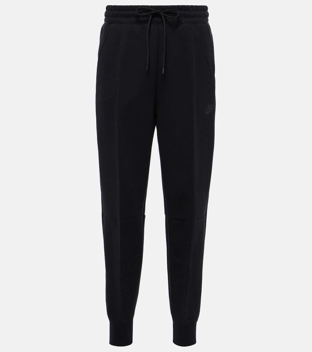 Nike - بنطال رياضي Tech Fleece بقَصَّة فضفاضة من نسيج قطني مخلوط