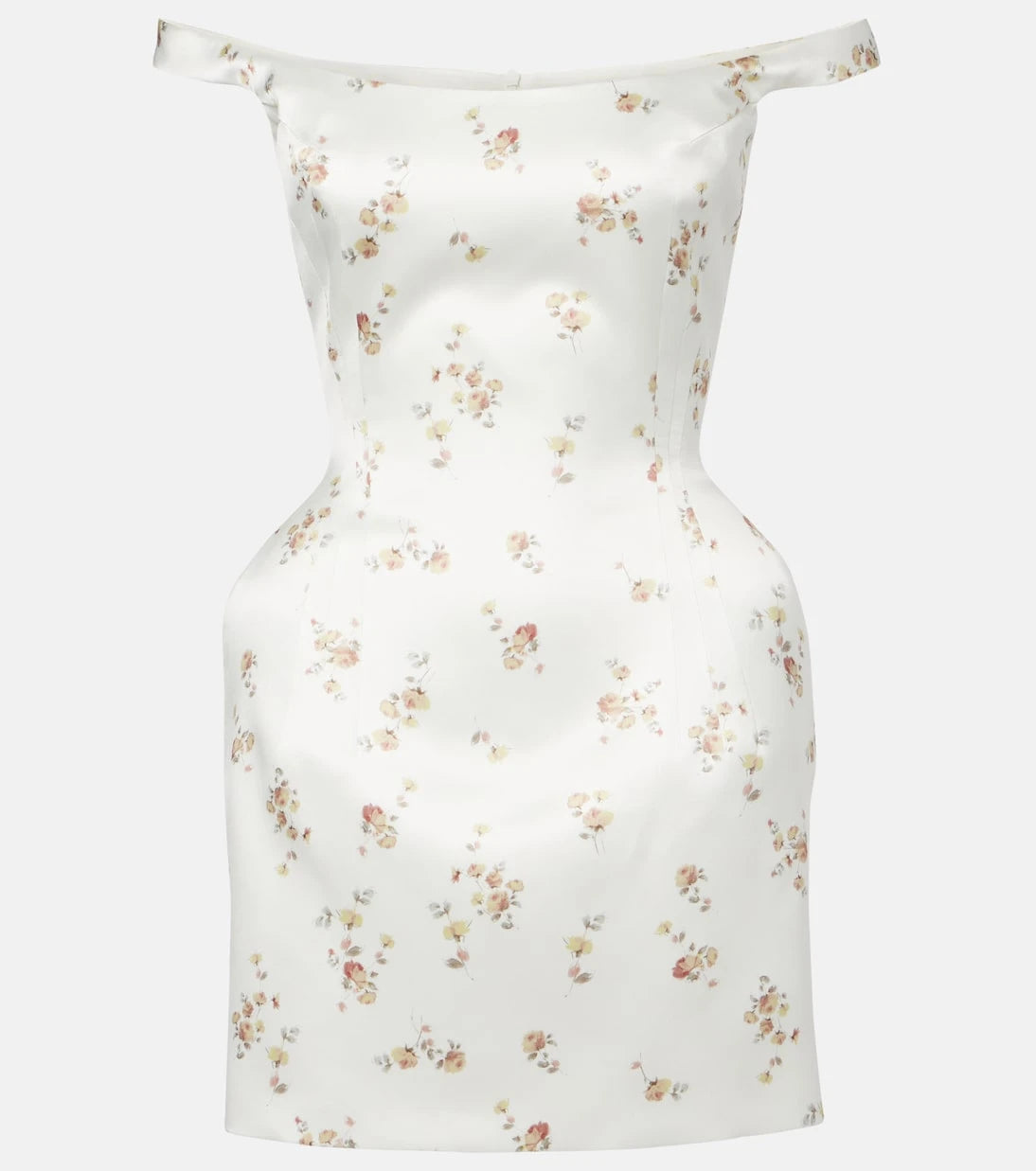 Magda Butrym - Floral off-shoulder silk minidress