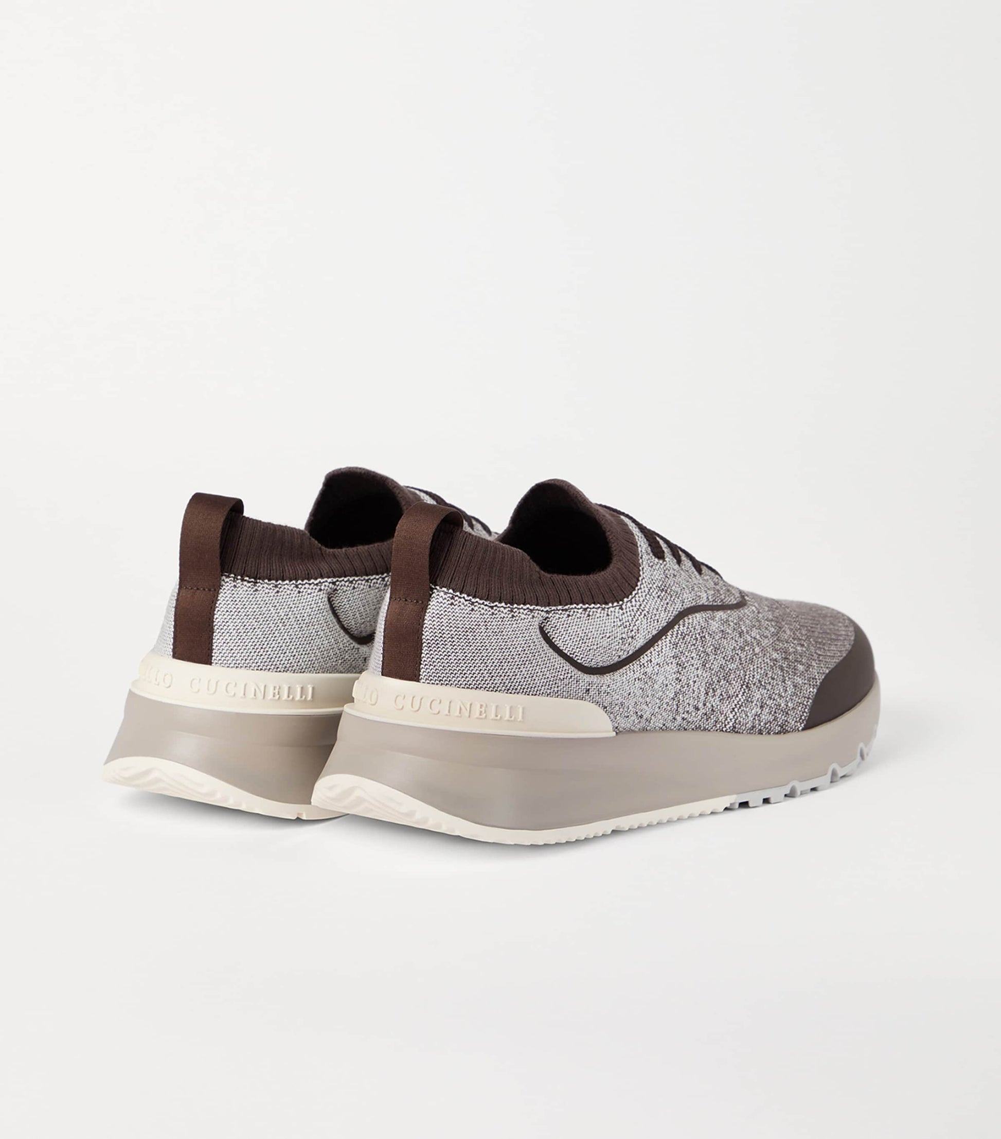 Brunello Cucinelli Cotton-Knit Running Shoes
