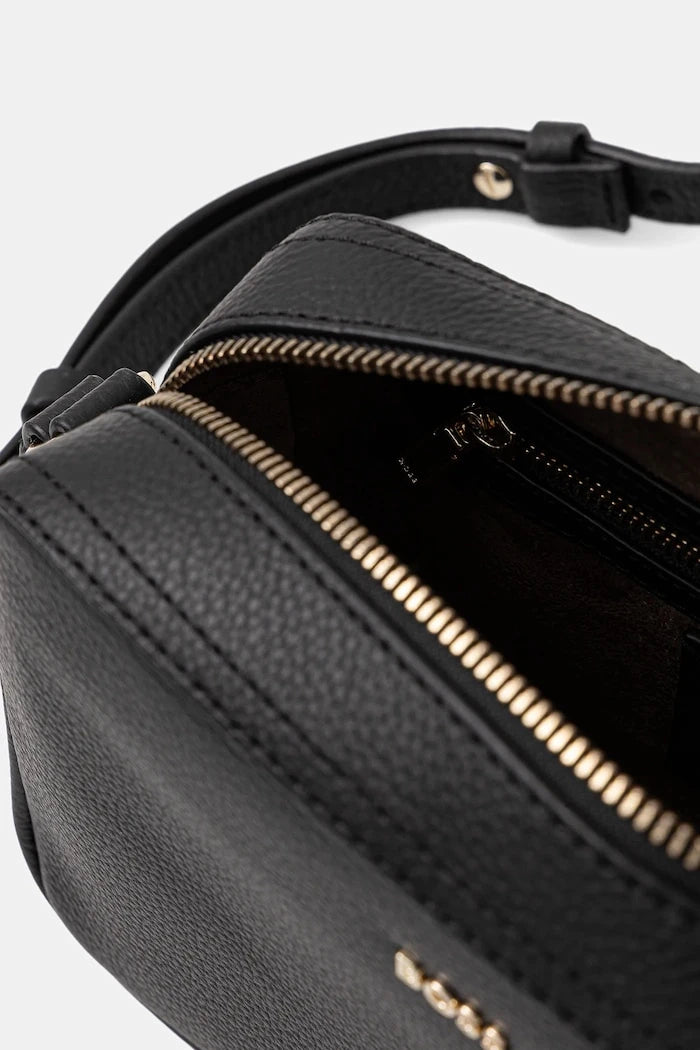 Кожена чанта BOSS Lenah Crossbody