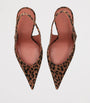 Suede Leopard Print Anok Slingback Pumps 105