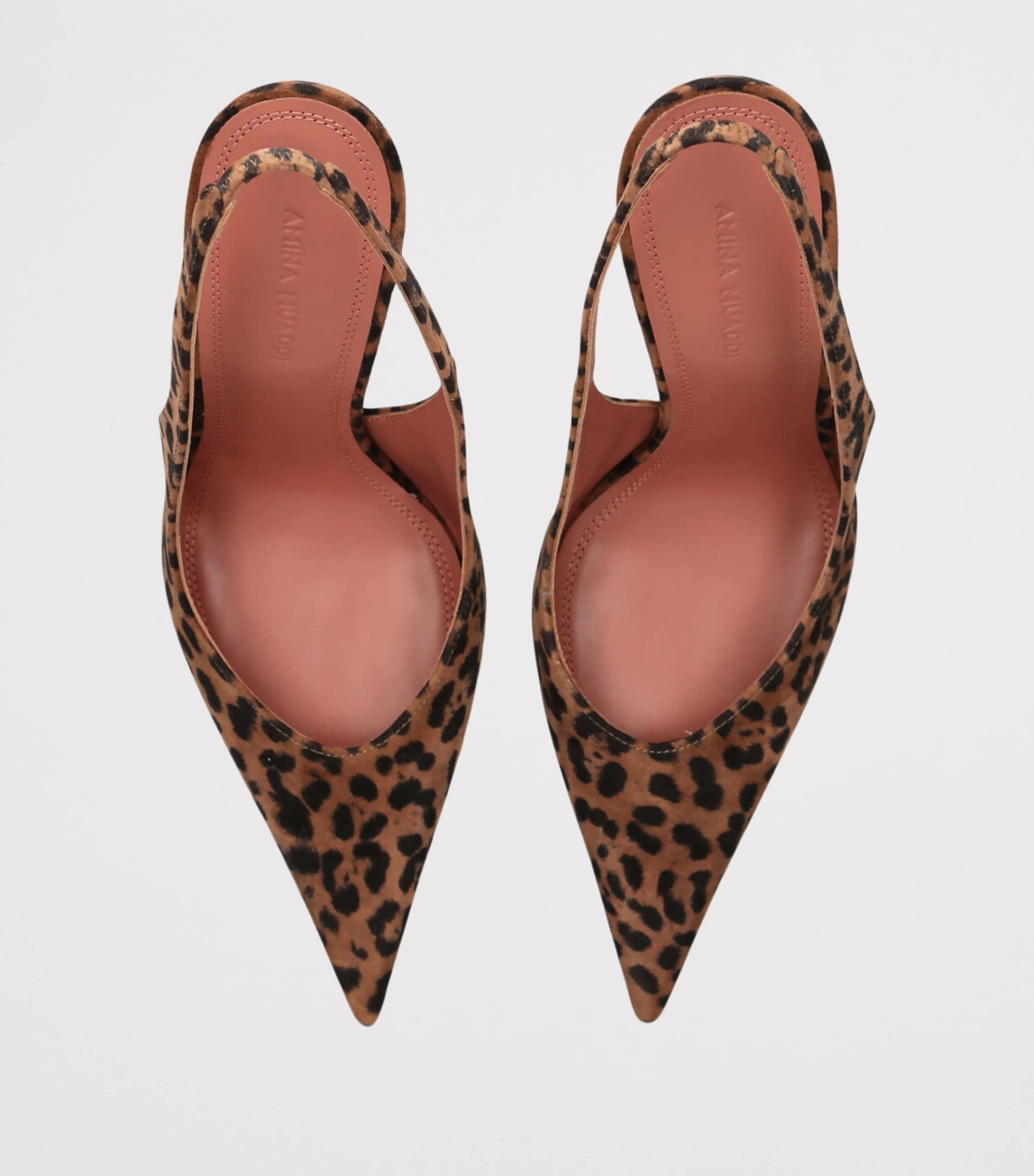 Suede Leopard Print Anok Slingback Pumps 105