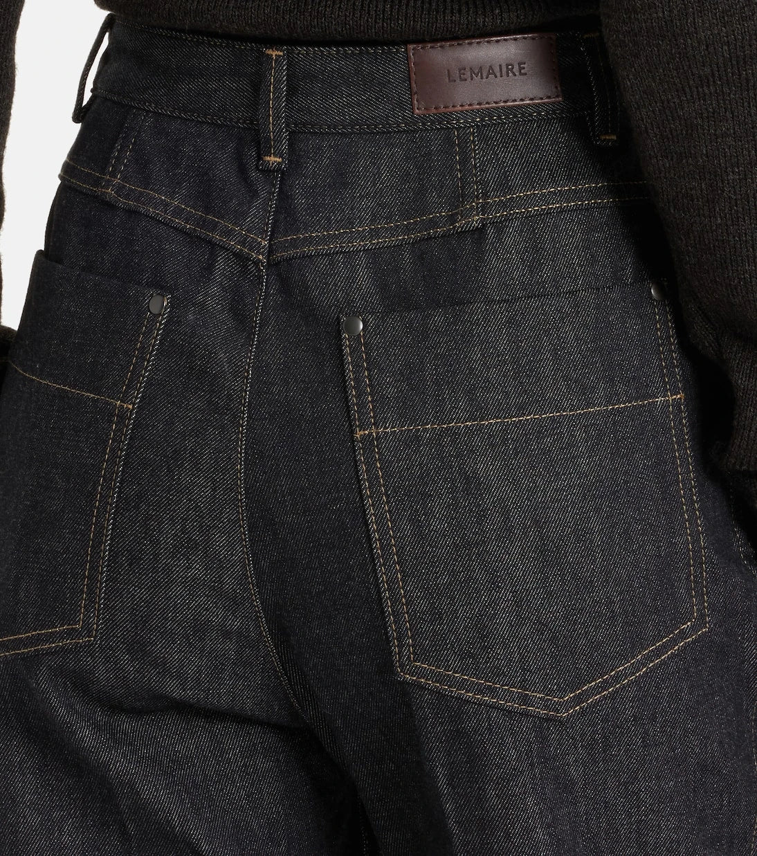 Lemaire - High-rise straight jeans