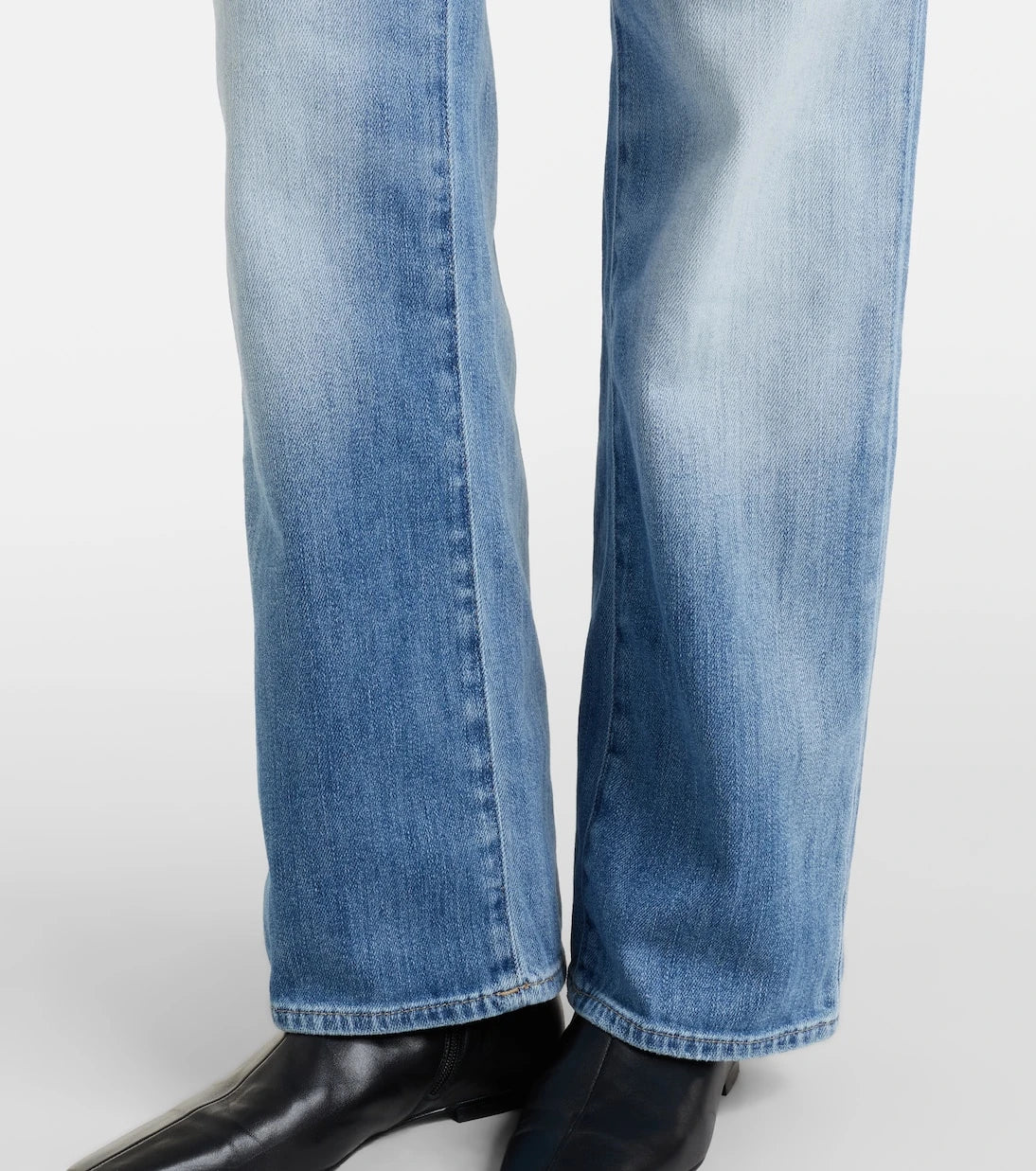 7 For All Mankind - بنطلون جينز بقصة مستقيمة "ستوفبايب"