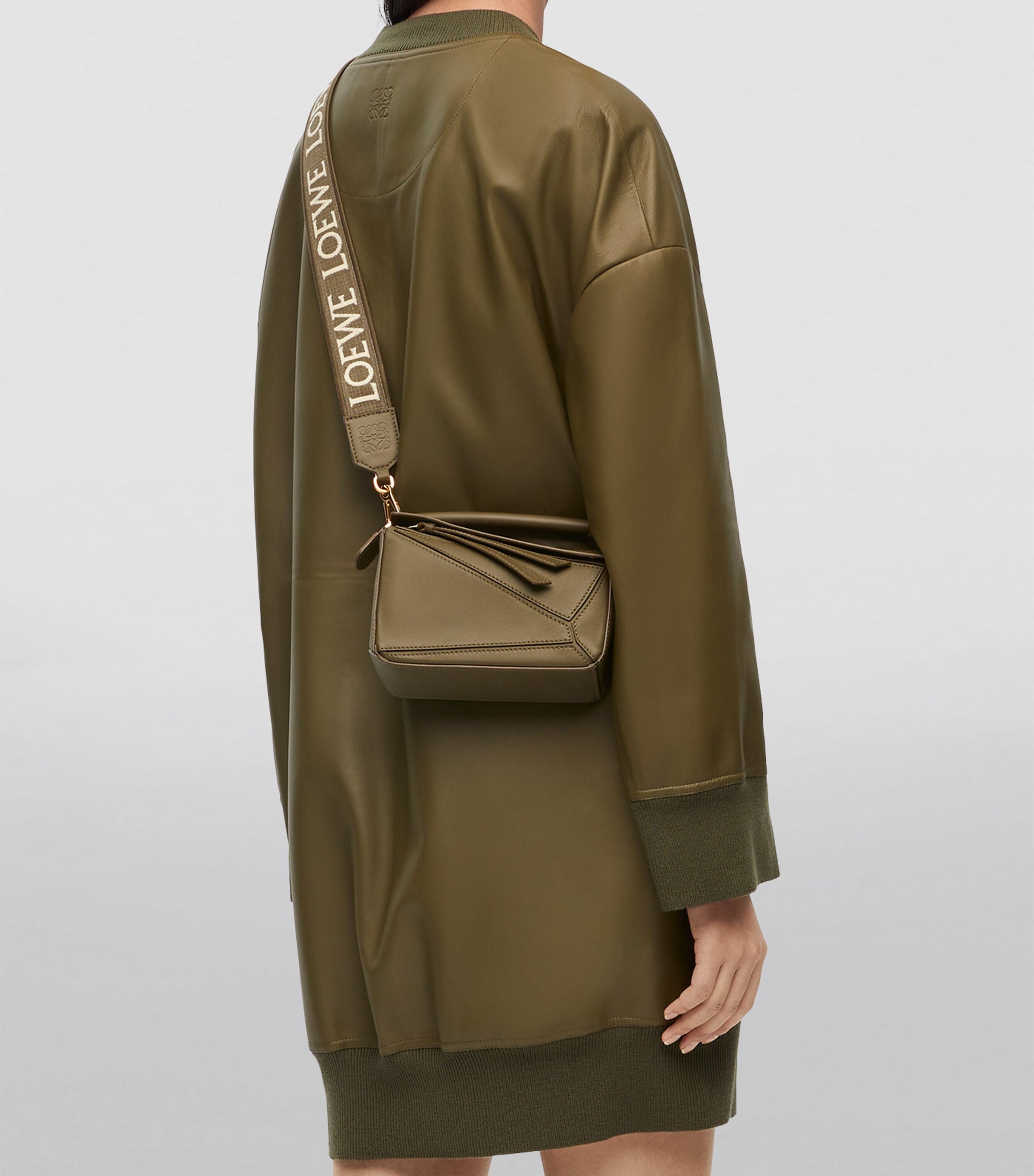 Green Jacquard Anagram Strap