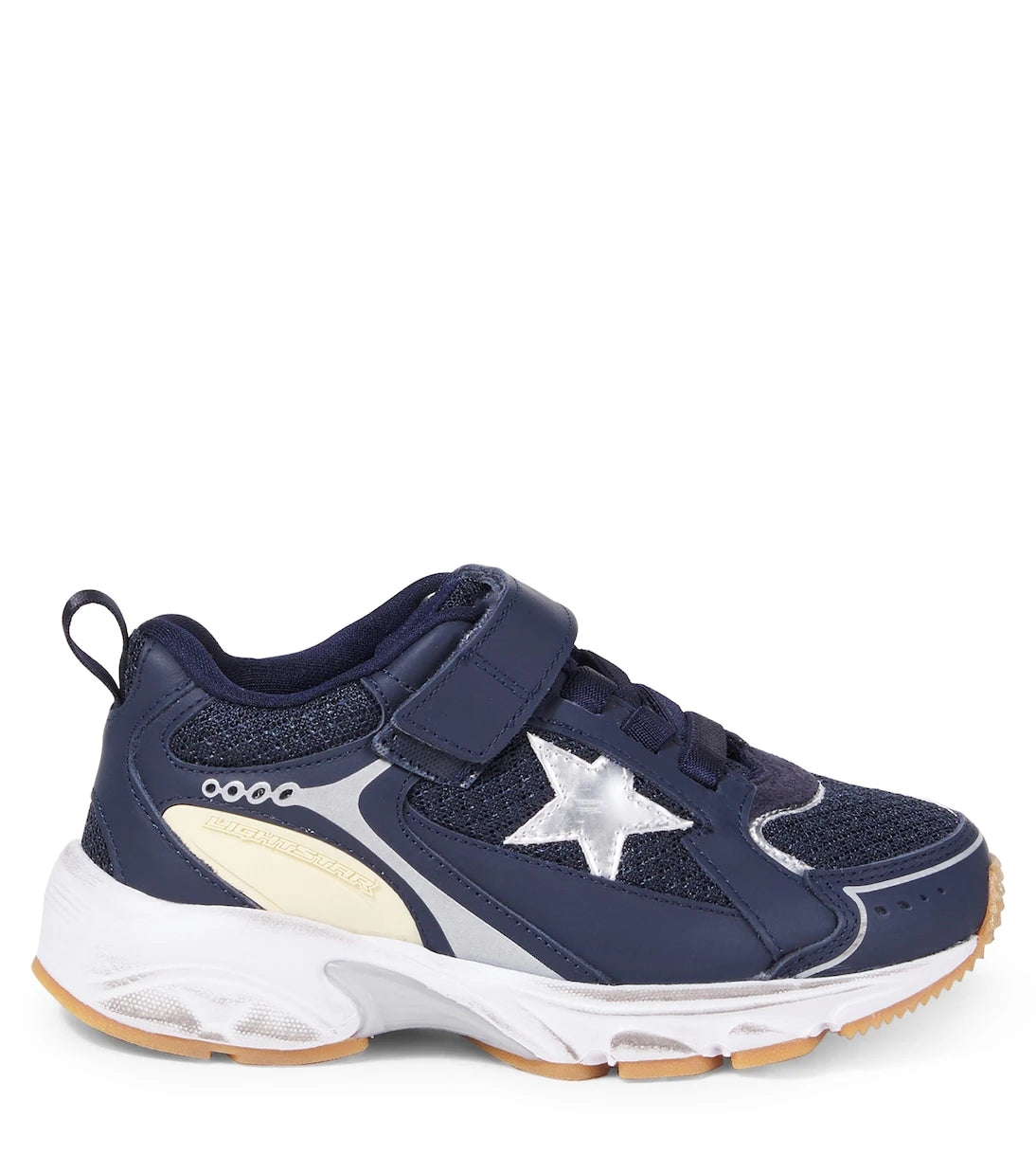 Golden Goose Kids - Lightstar leather-trimmed sneakers