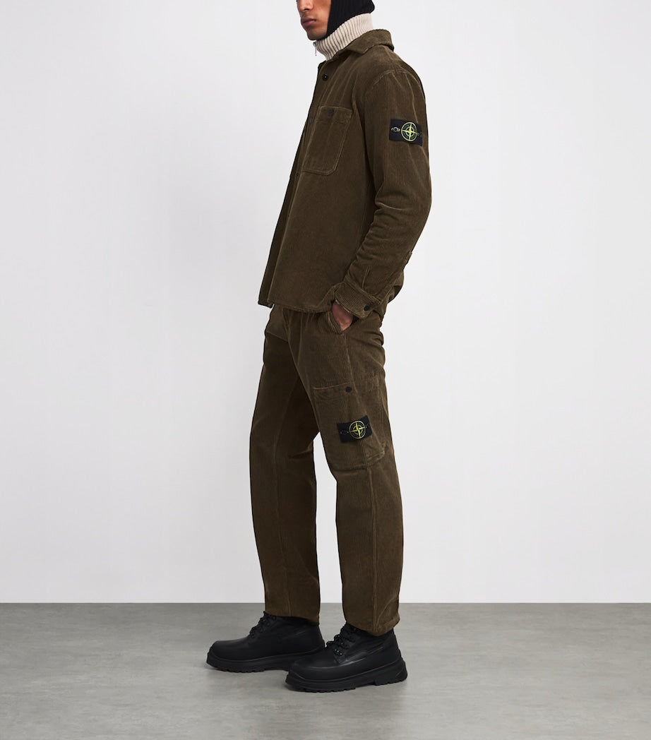Stone Island Organic Cotton Corduroy Trousers