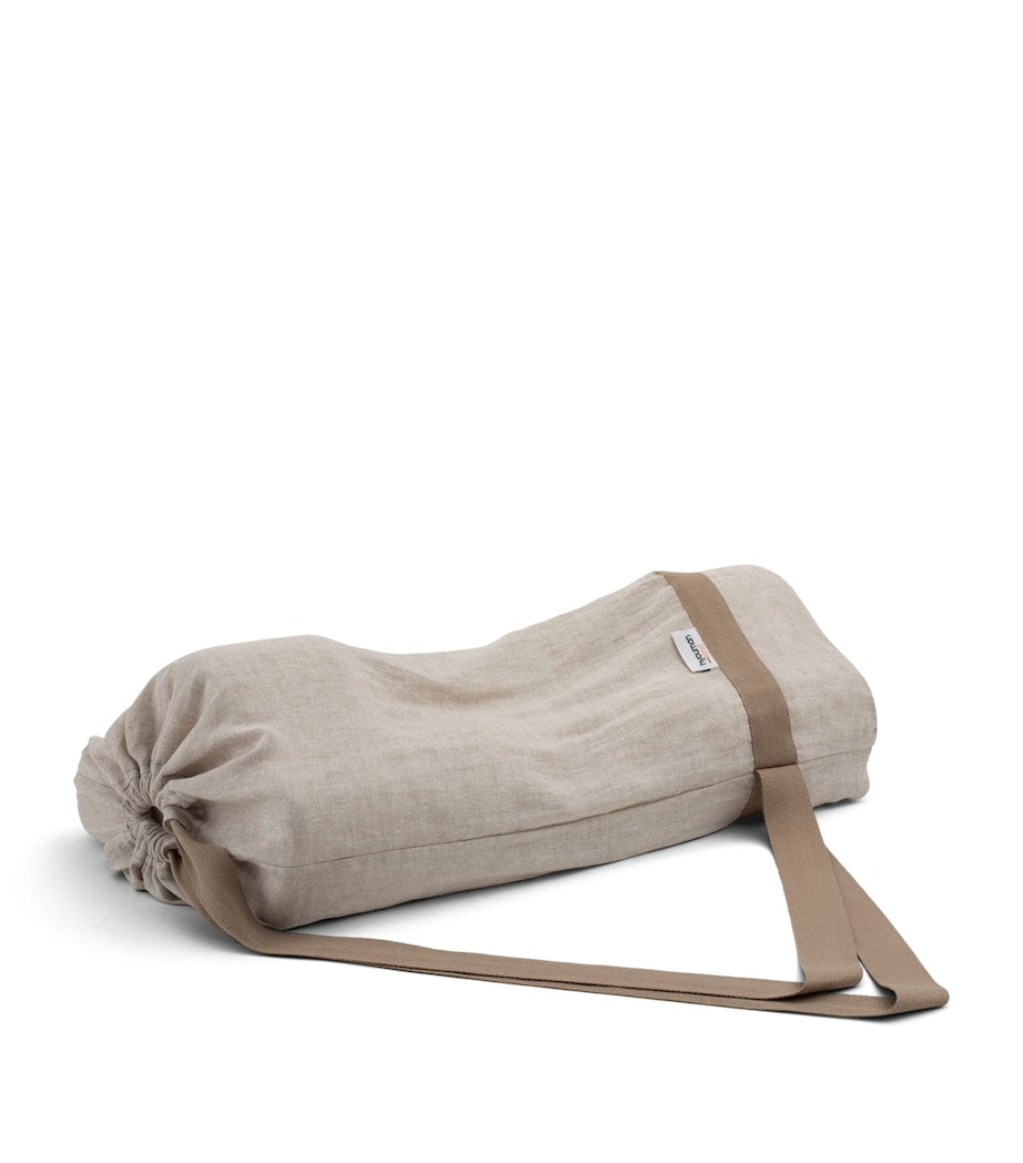 HYOUMANKIND Back Sleep Pillow with Silk Pillowcase (32cm x 57cm)