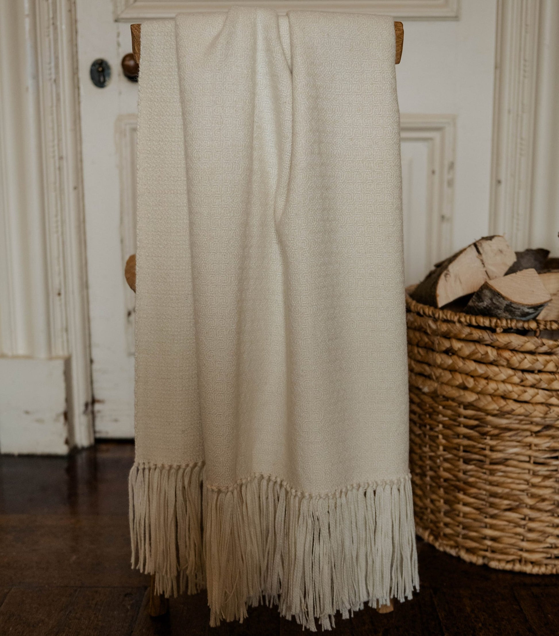 Araminta Campbell Alpaca-Blend Willow Throw (150cm x 230cm)