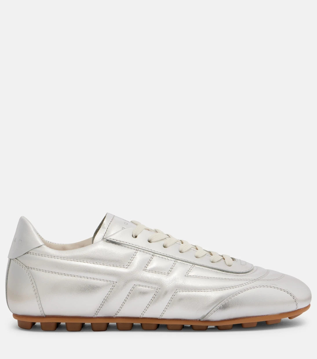 Hogan - Hogan Olympia metallic leather sneakers