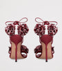 Aquazzura Leather Cherry Kiss Sandals 105