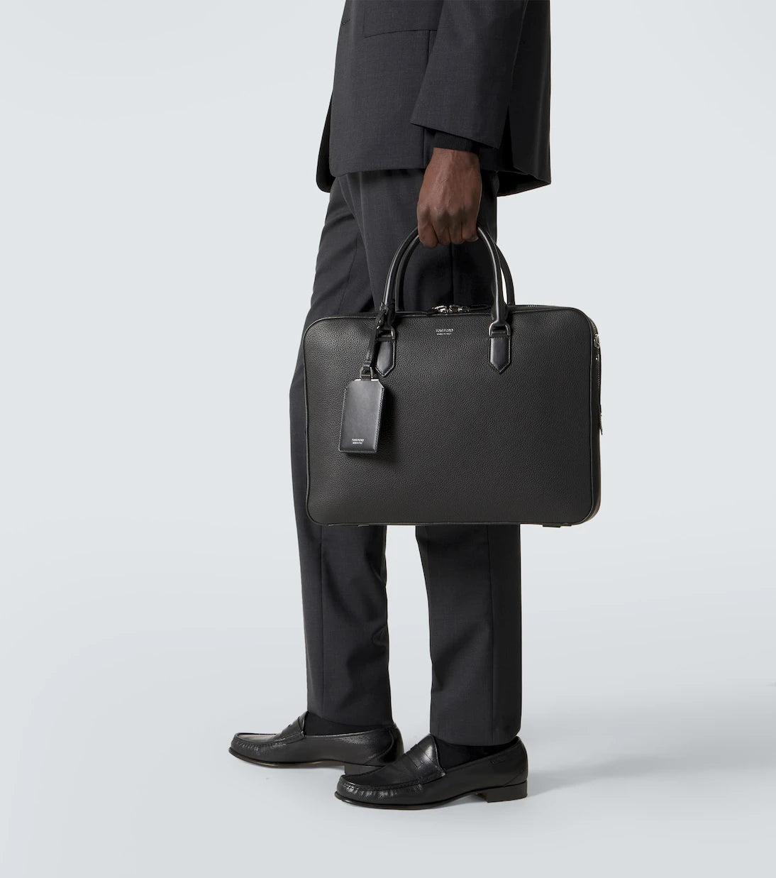 Tom Ford - Elliot leather briefcase