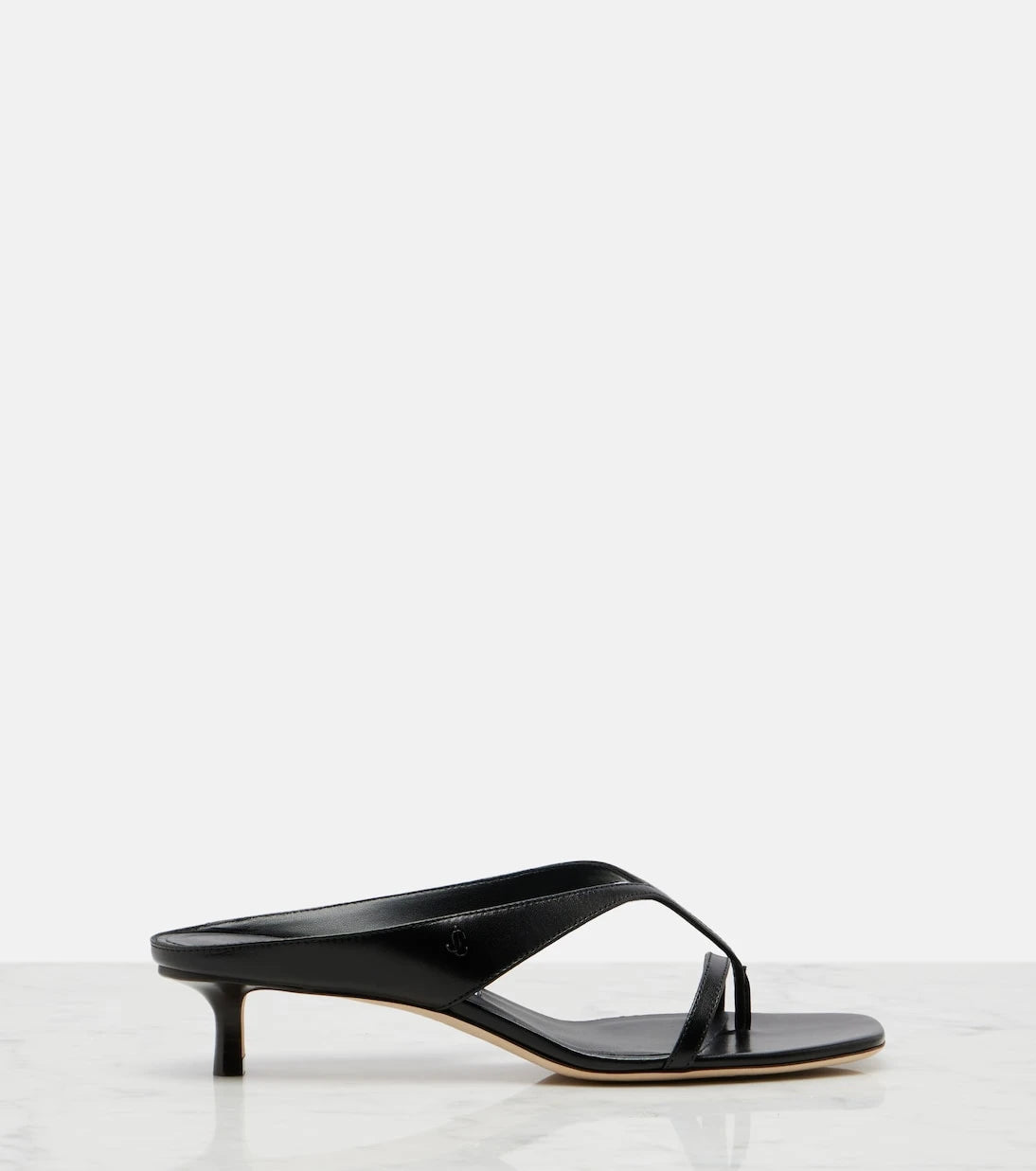 Jimmy Choo - Emery leather thong sandals