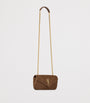 Saint Laurent Brown Mini Loulou Shoulder Bag