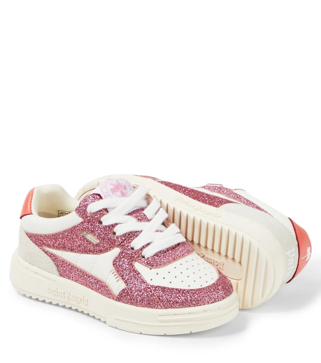 Palm Angels Kids - Logo glitter sneakers