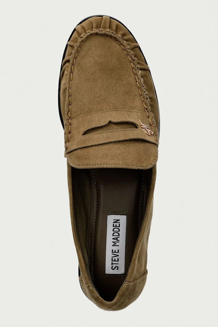 Steve Madden kadın süet mokasen Muse-SM
