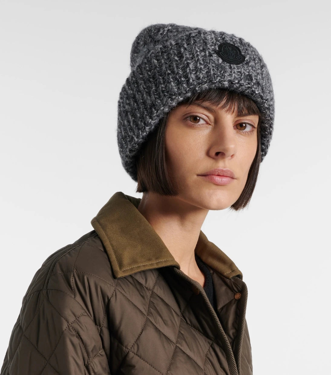 Moncler - Embroidered alpaca-blend beanie