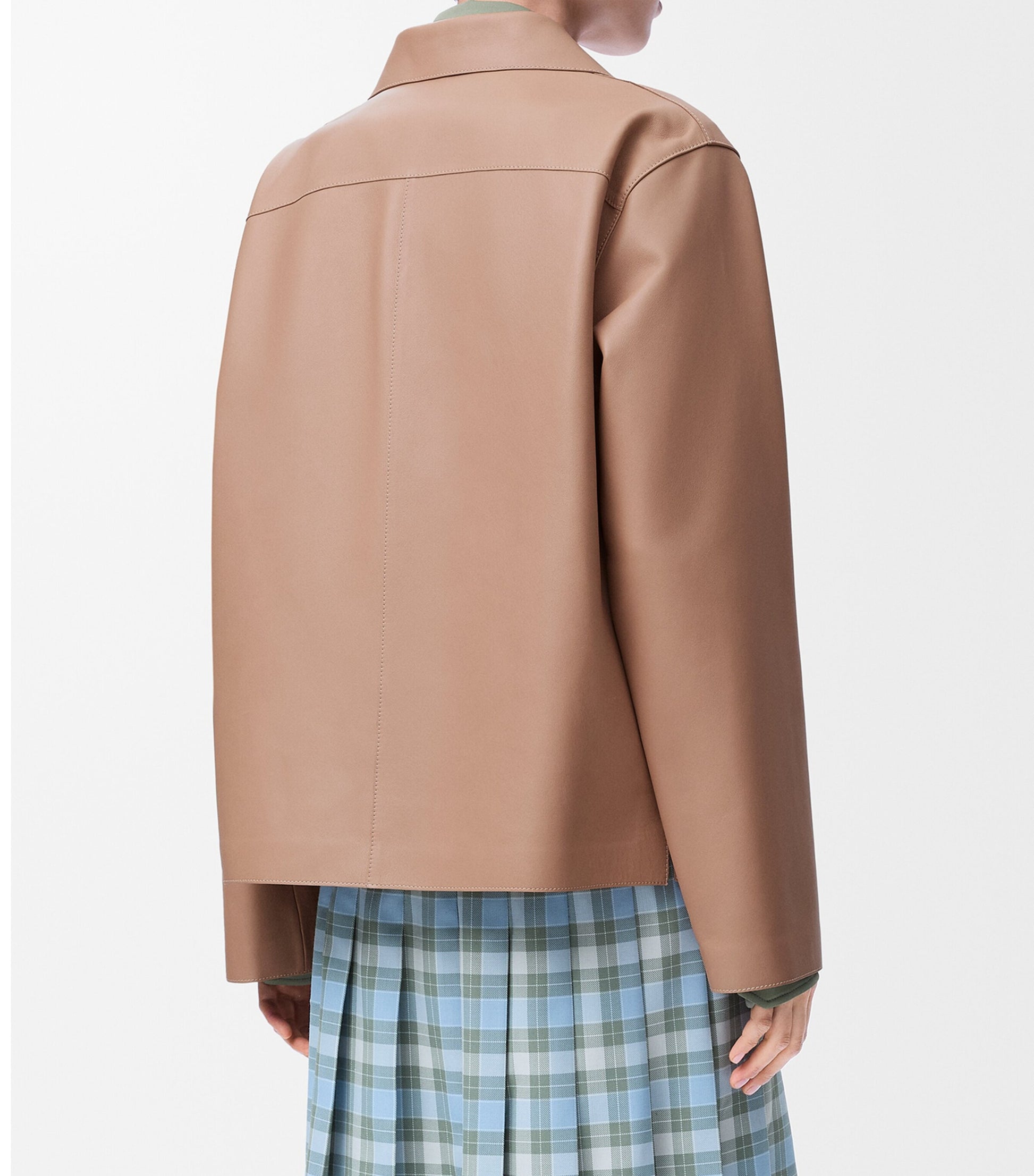 LOEWE Beige Leather Pyjama Blouse