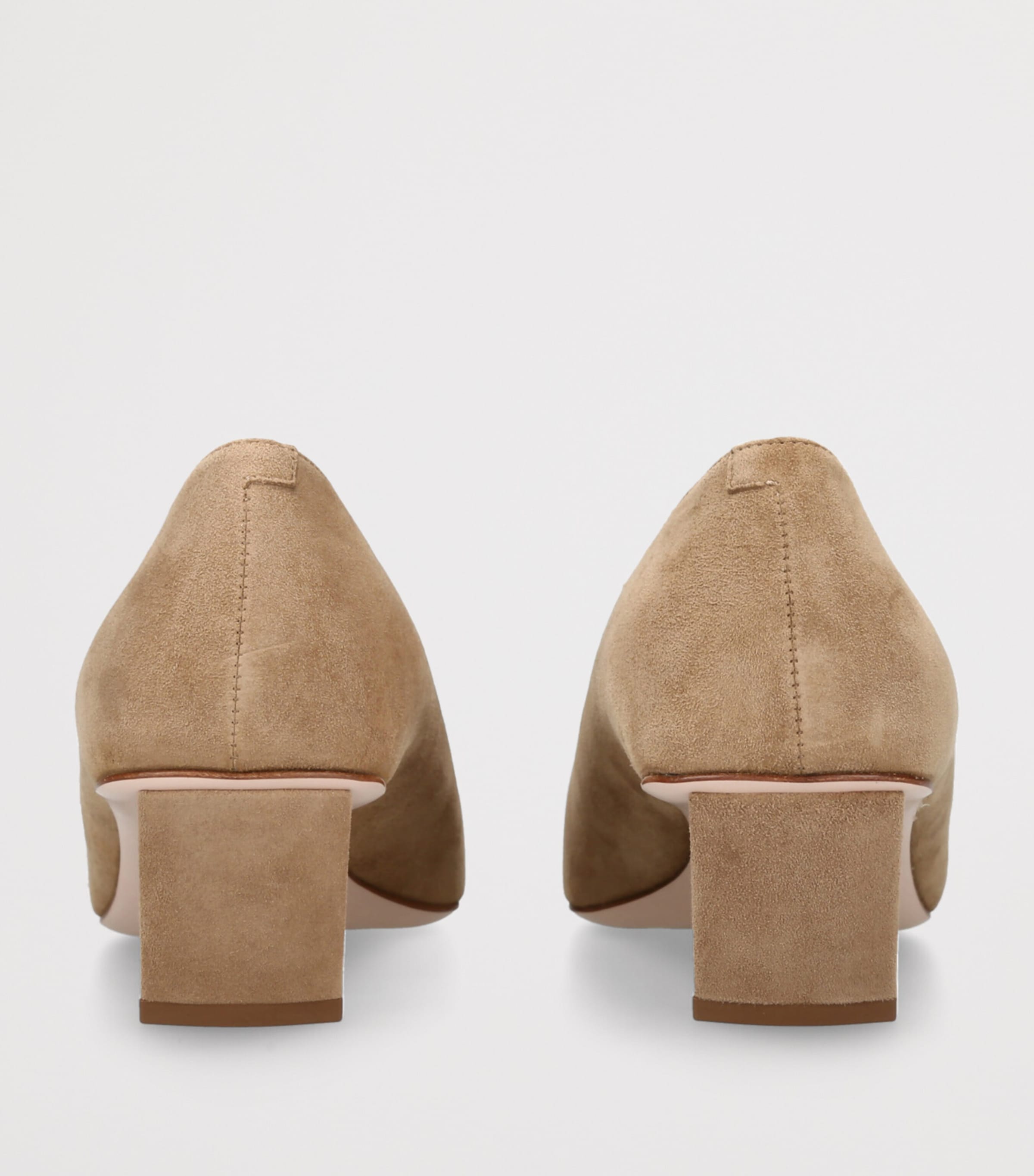 Roger Vivier Beige Suede Belle Vivier Pumps 45