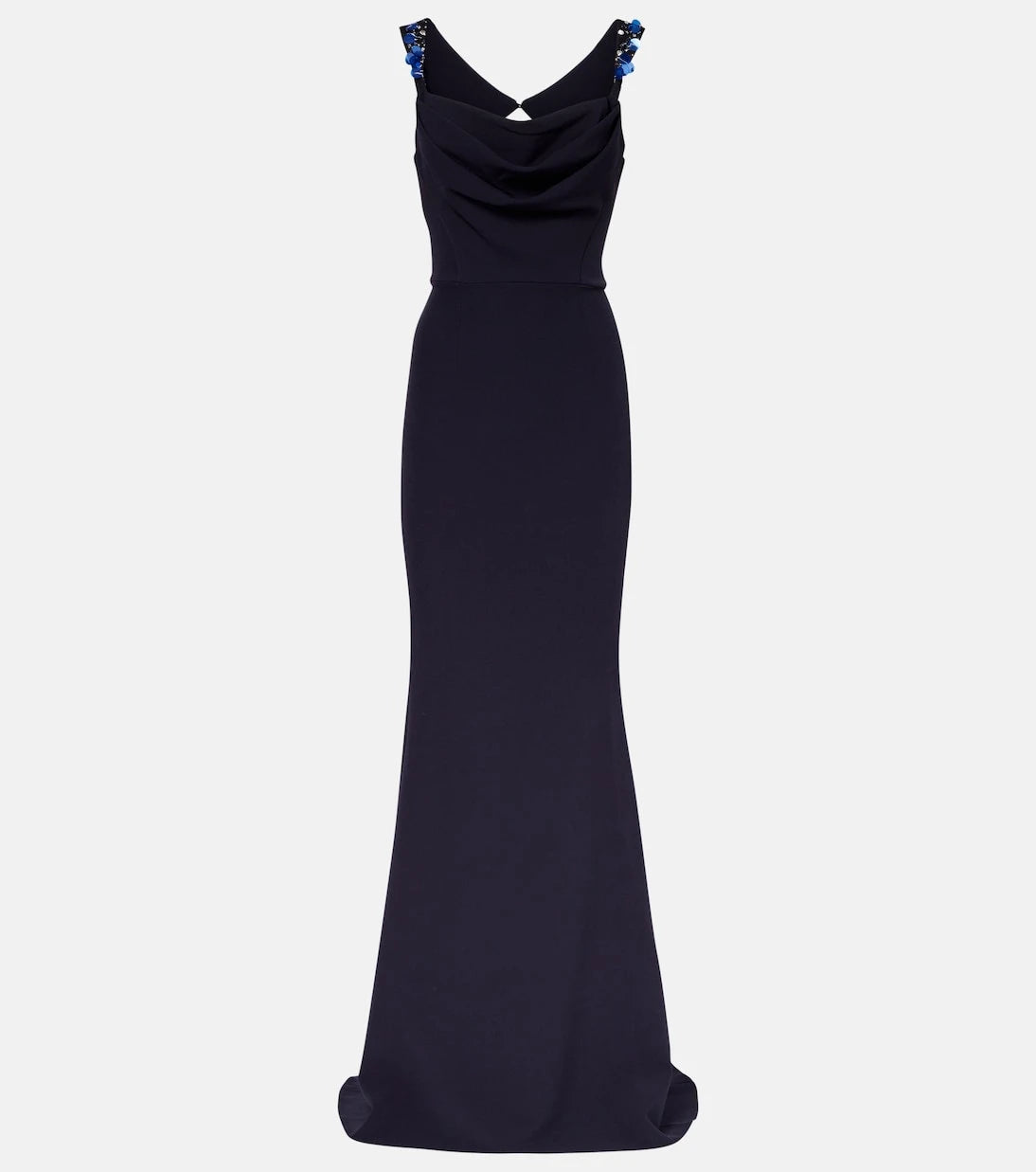 Safiyaa - Melina embellished crêpe gown