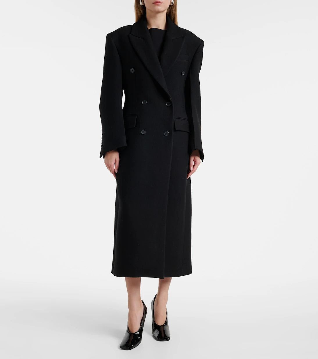 Róhe - Double-breasted virgin wool coat
