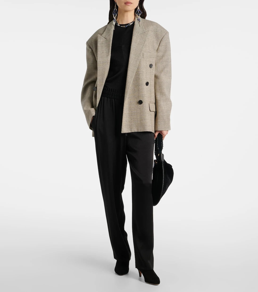 Isabel Marant - Kendry satin wide-leg pants