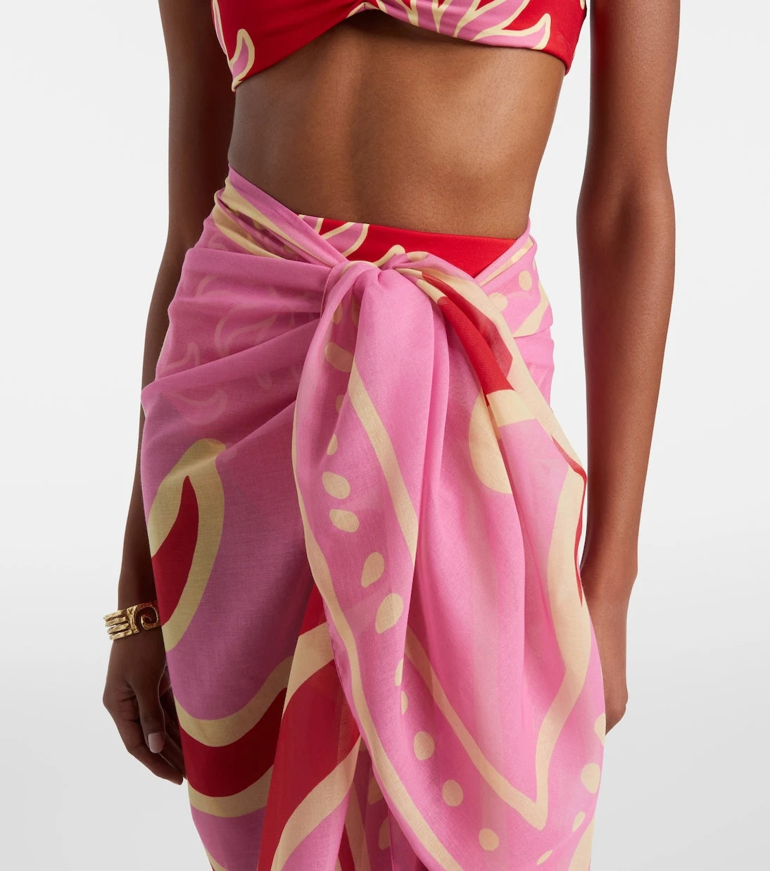 Cala de la Cruz - Luana printed beach cover-up