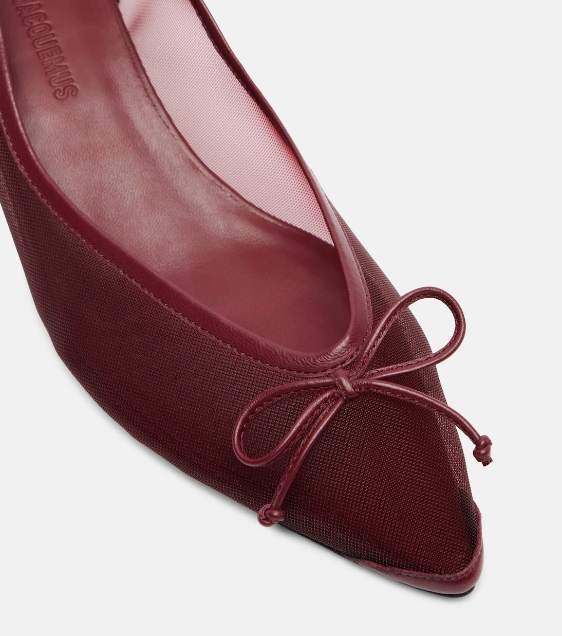 Jacquemus - Tourni 45 mesh pumps