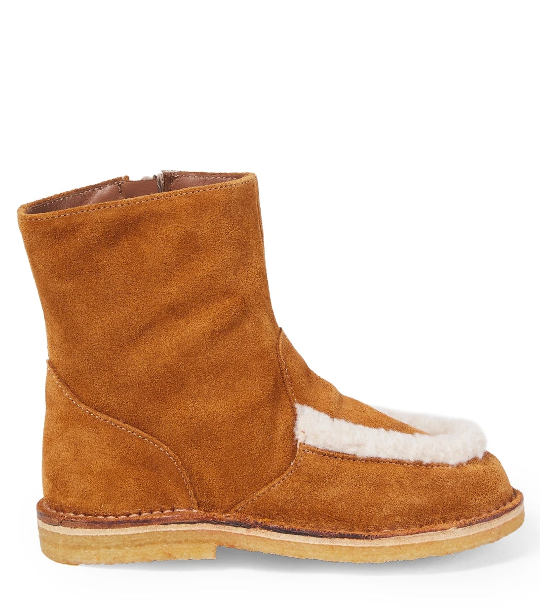 PèPè - Shearling-trimmed suede boots