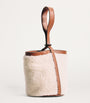 Multi Shearling-Leather Bucket Bag