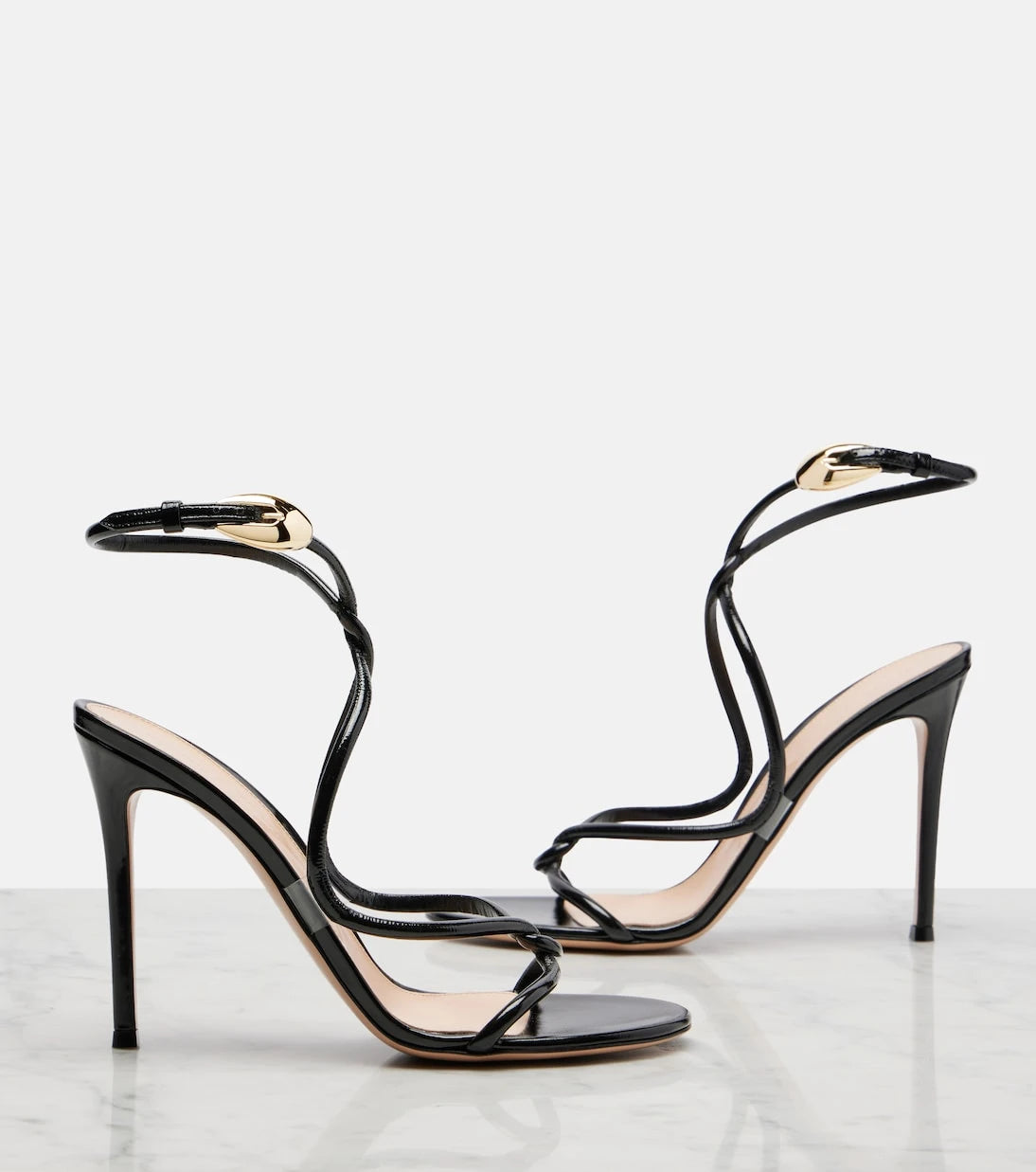 Gianvito Rossi - Jungle Mamba leather sandals