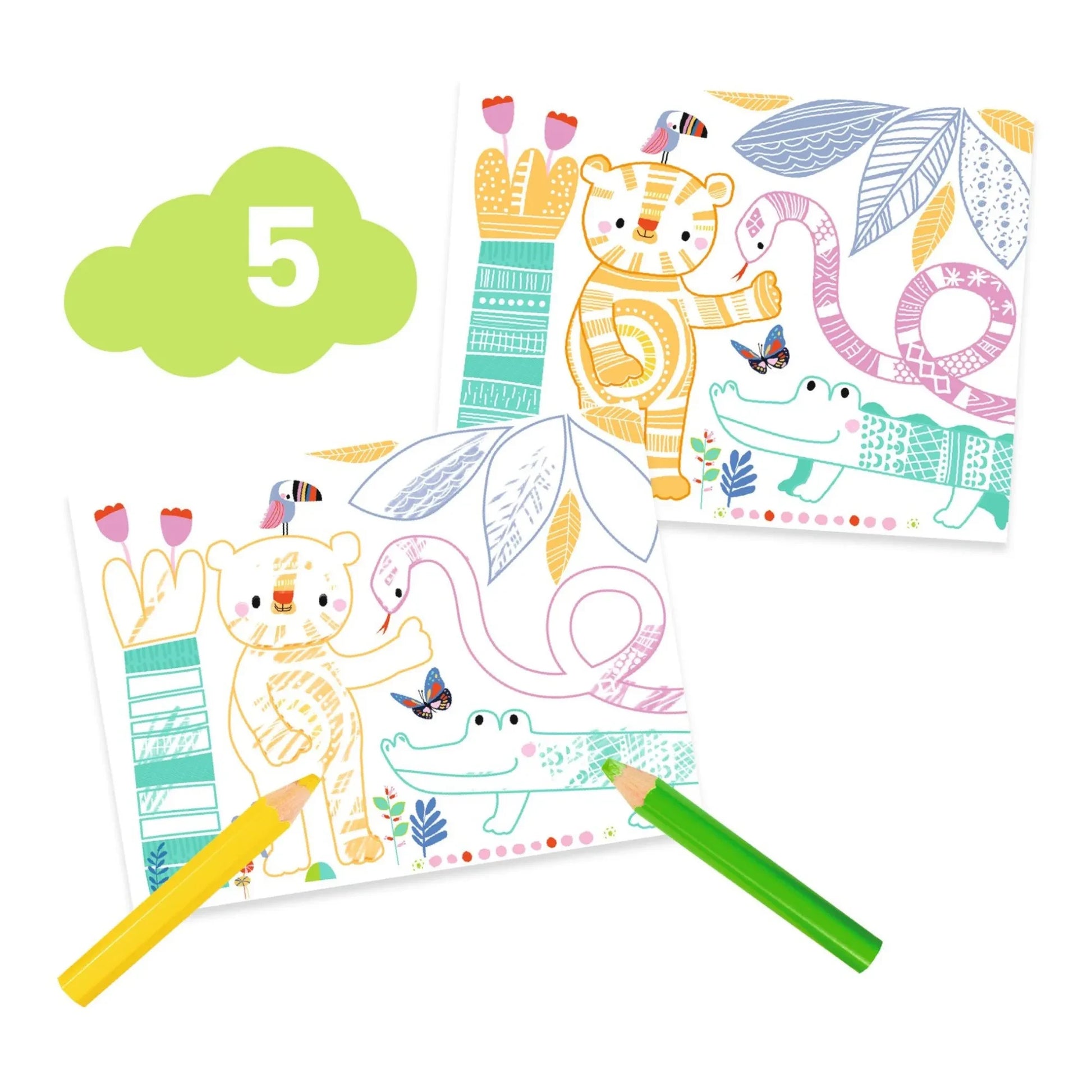 Djeco - Mouse And Friends Multi-Activity Set